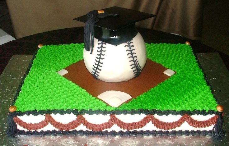 Baseball Graduation Cake Ideas