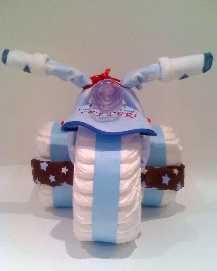 Boy Baby Shower Gift Diaper Cake