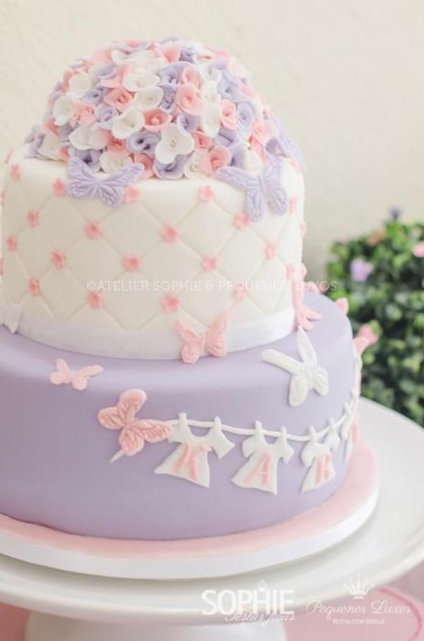 11 Photos of Butterfly Themed Baby Shower Cakes