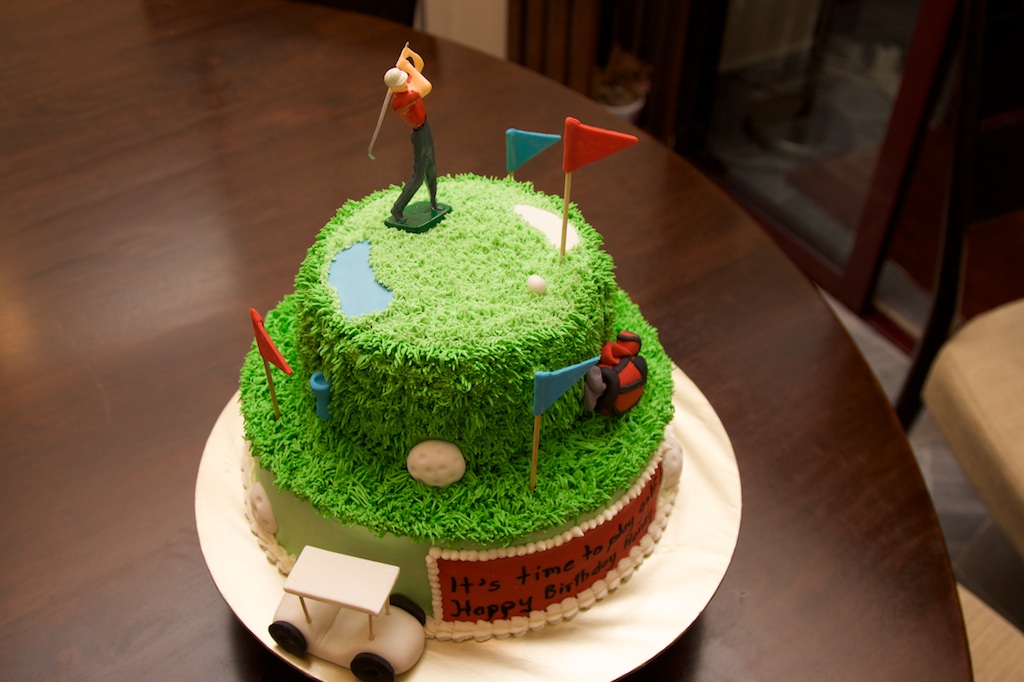 Cakes Decorated with Golf Themes