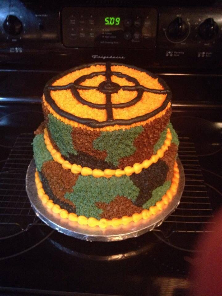 Camo Birthday Cake