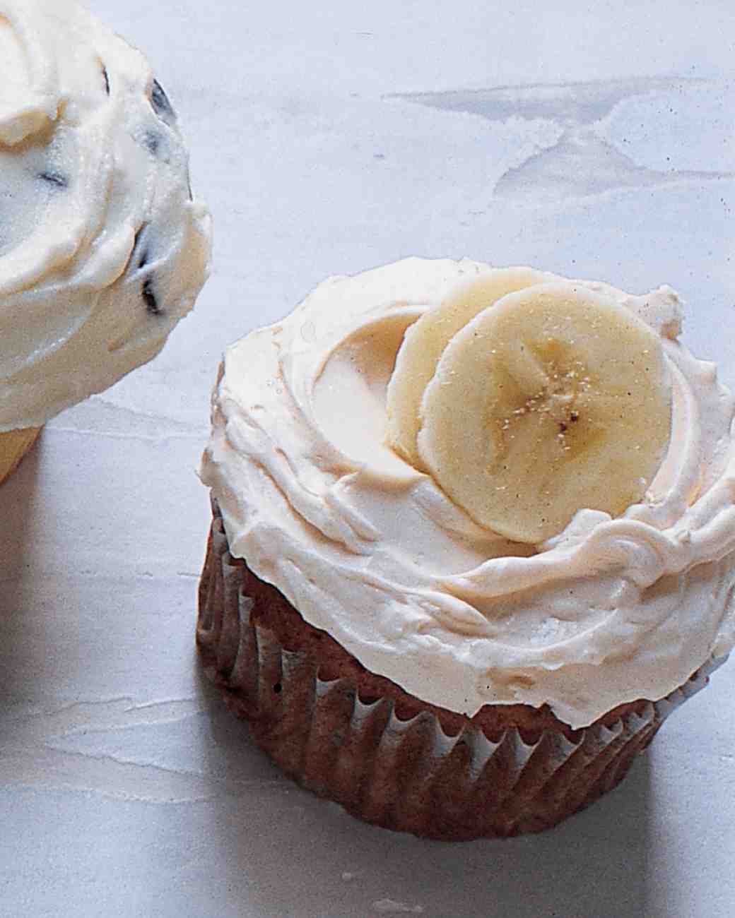 Caramel Banana Cupcakes with Buttercream