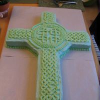 Celtic Cross Communion Cake