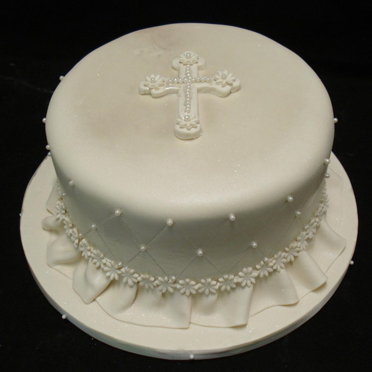 8 Photos of Elegant Cross First Communion Cakes