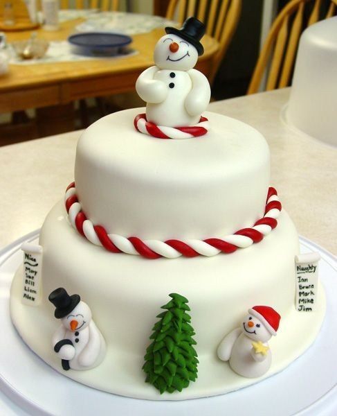 Christmas Cake Decorating Ideas