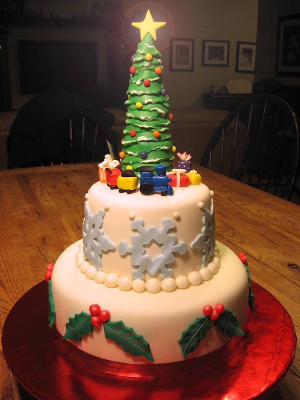 Christmas Tree Cake