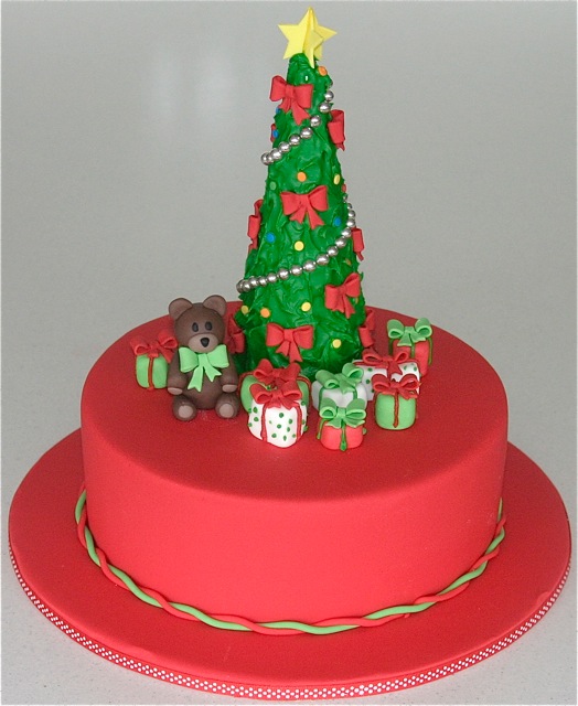 Christmas Tree Cake