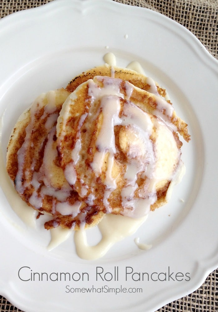 Cinnamon Roll Pancakes