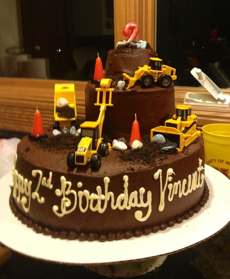 Construction Birthday Cake