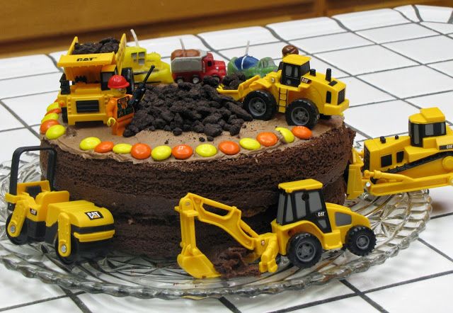 Construction Birthday Cake