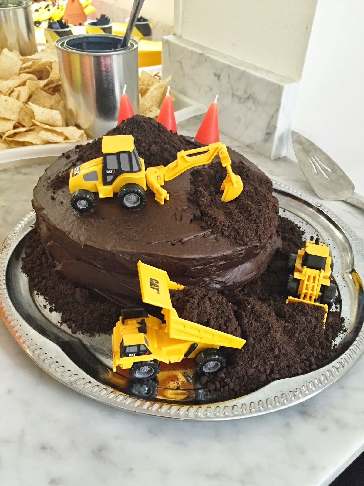 Construction Birthday Party Cake