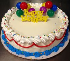 Dairy Queen Ice Cream Birthday Cake