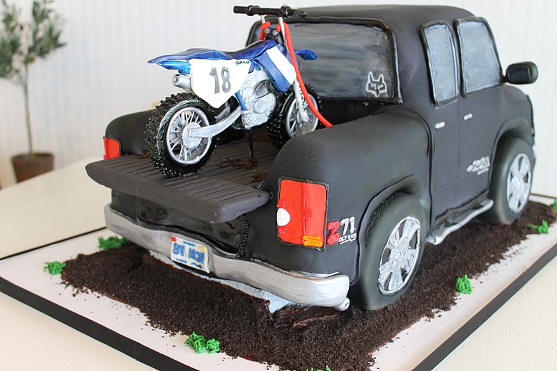 Dirt Bike Cake