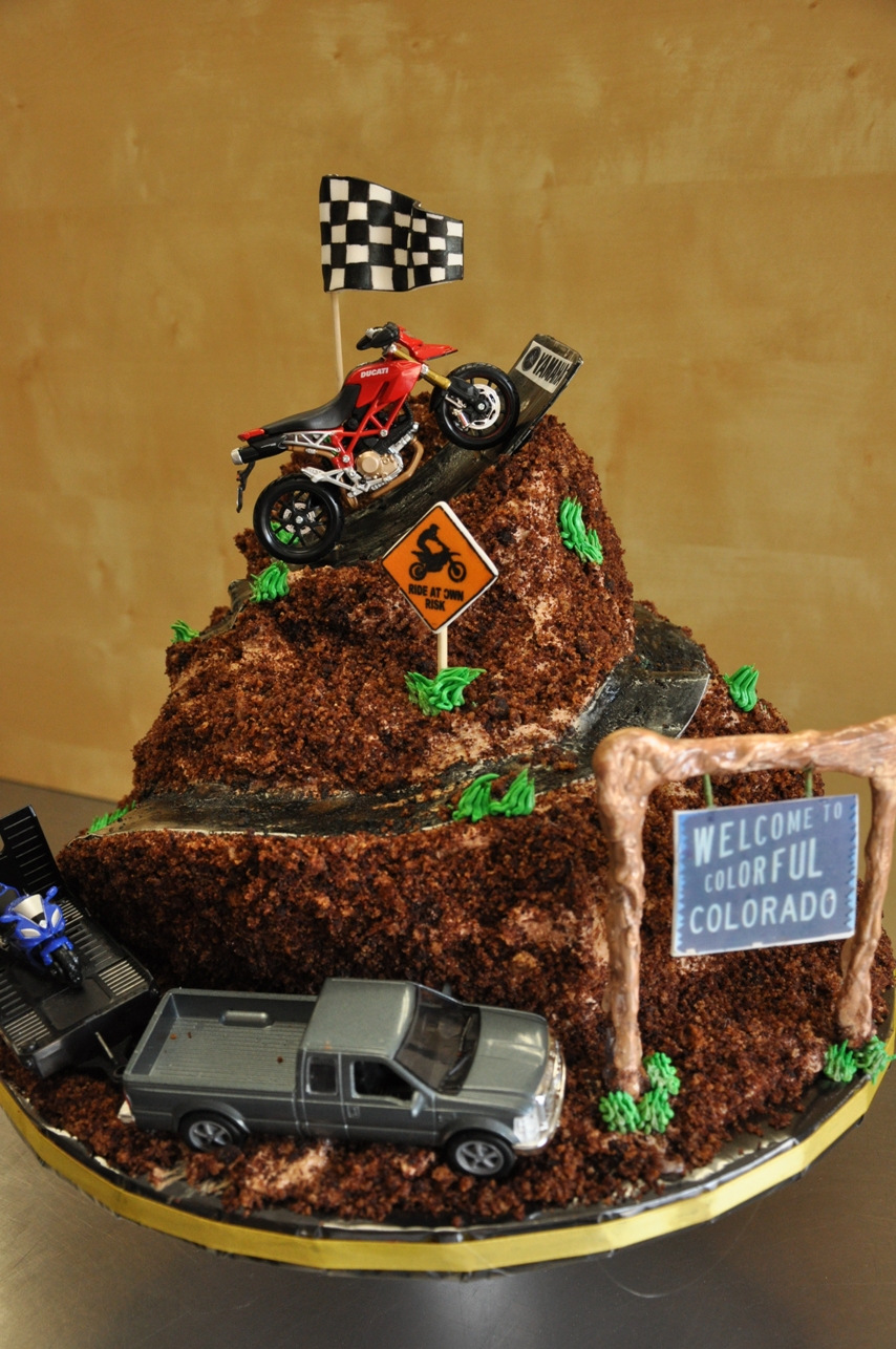 Dirt Bike Cake