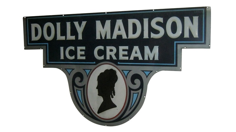 Dolly Madison Ice Cream Sign