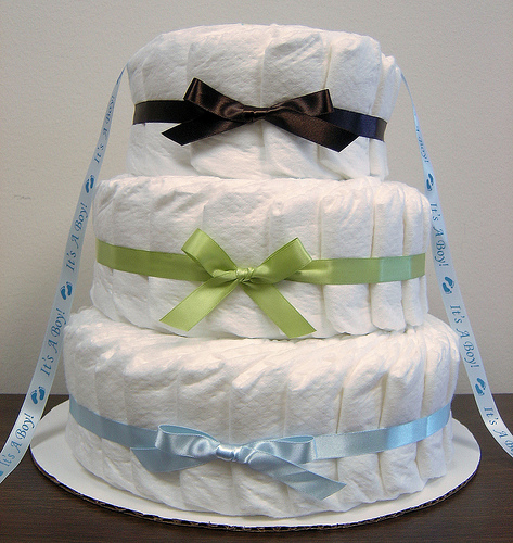 Easy Boy Diaper Cakes