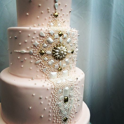 Edible Jewels Wedding Cakes