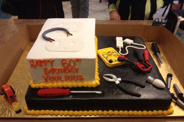 Electrician Birthday Cake