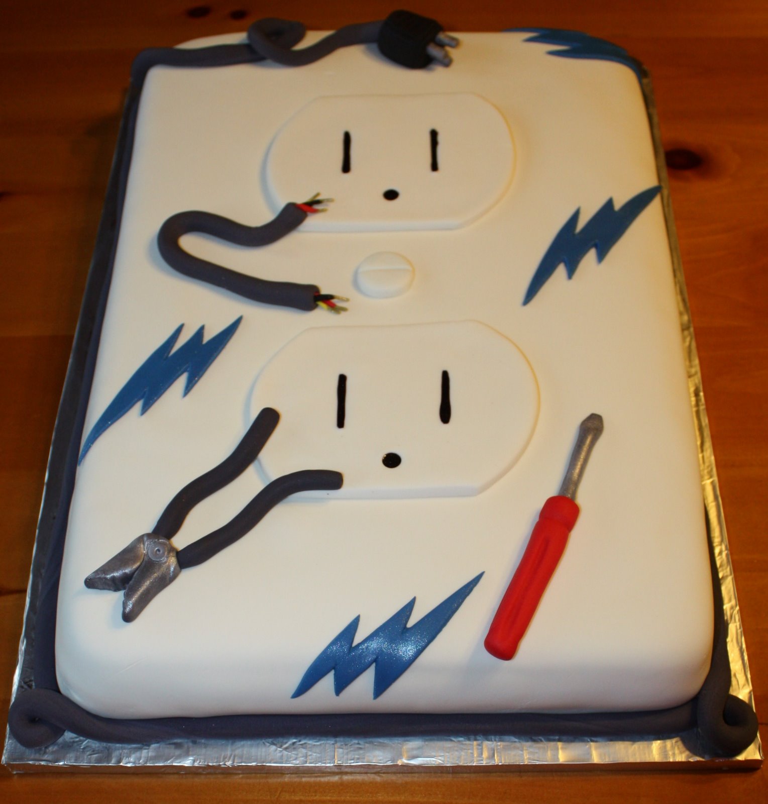 Electrician Birthday Cake