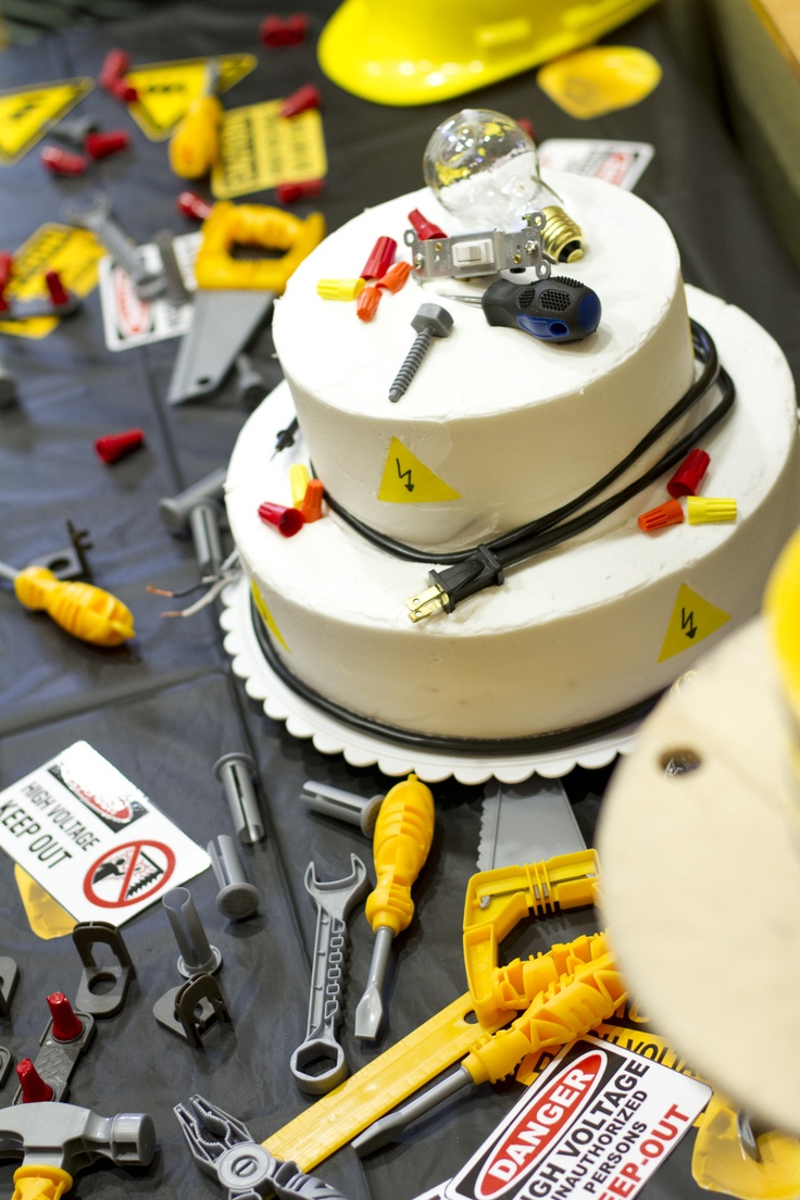 Electrician Graduation Cake