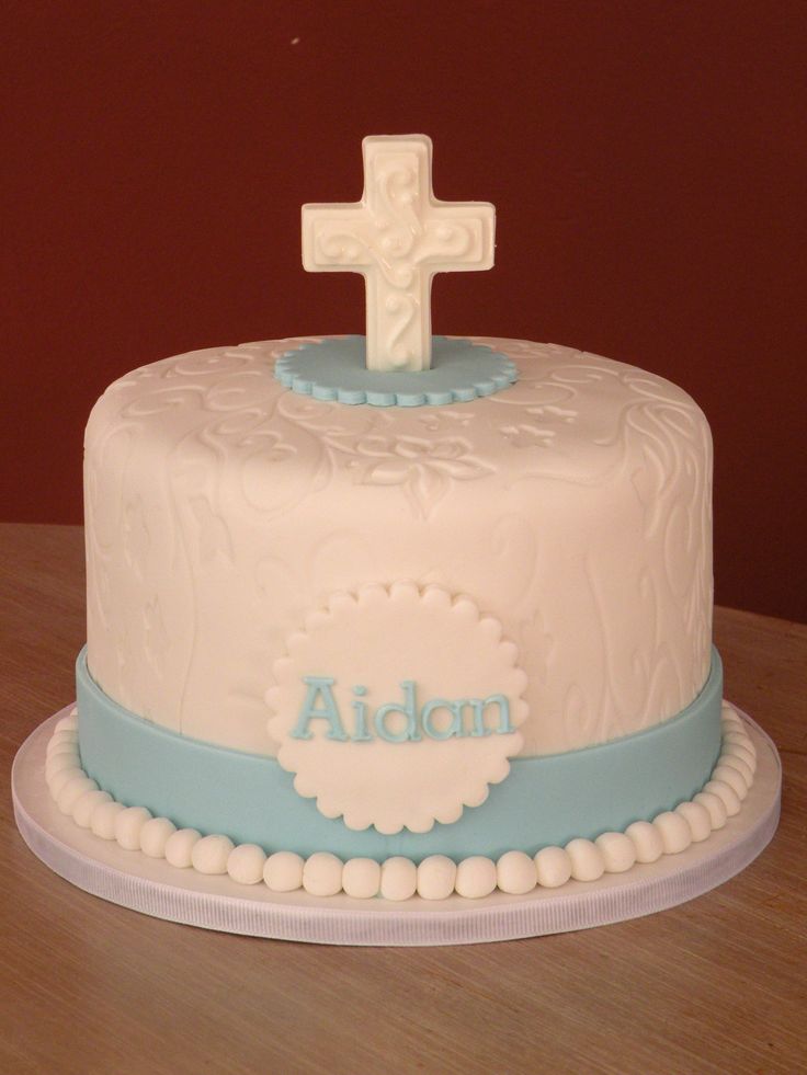 10 Photos of Simple First Communion Cakes Ideas