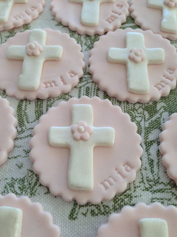 First Communion Cupcake Toppers