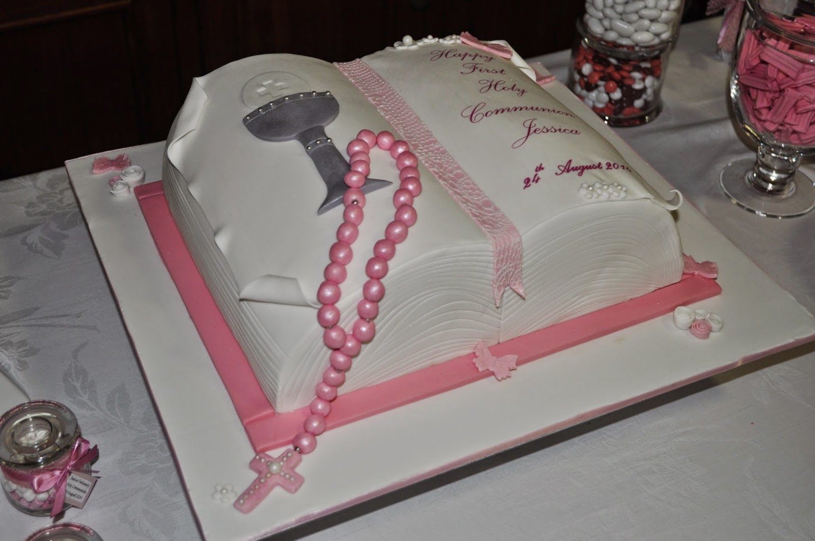 First Holy Communion Bible Cake for Boys