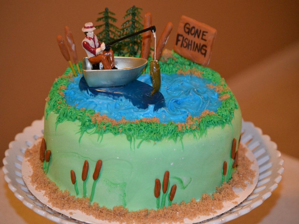 Fishing Birthday Cake Idea