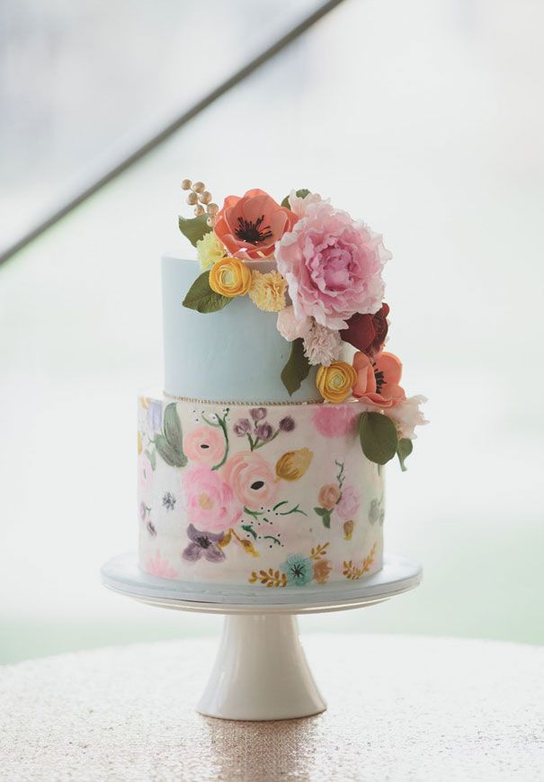 Floral Wedding Cake