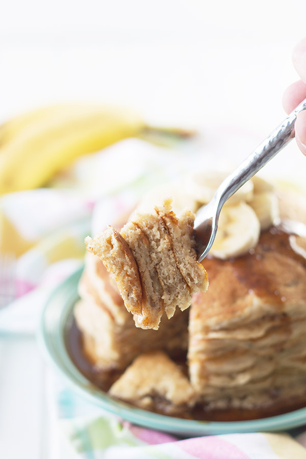 Fluffy Banana Pancakes