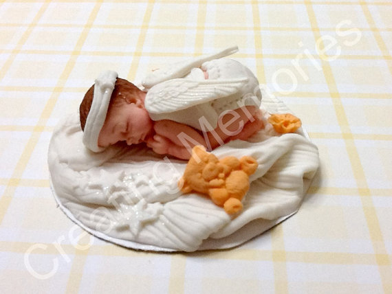 Fondant Baby with Angel Wings
