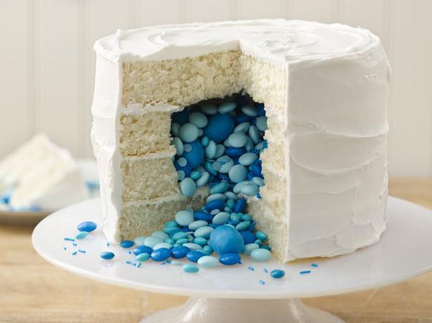 Fun Gender Reveal Cake