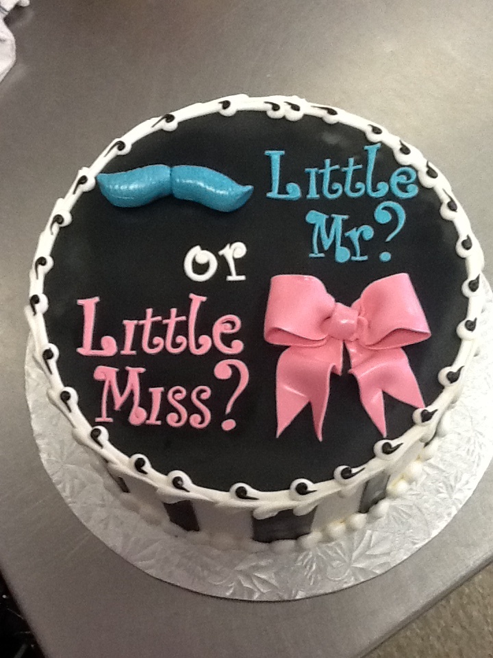 Gender Reveal Cake