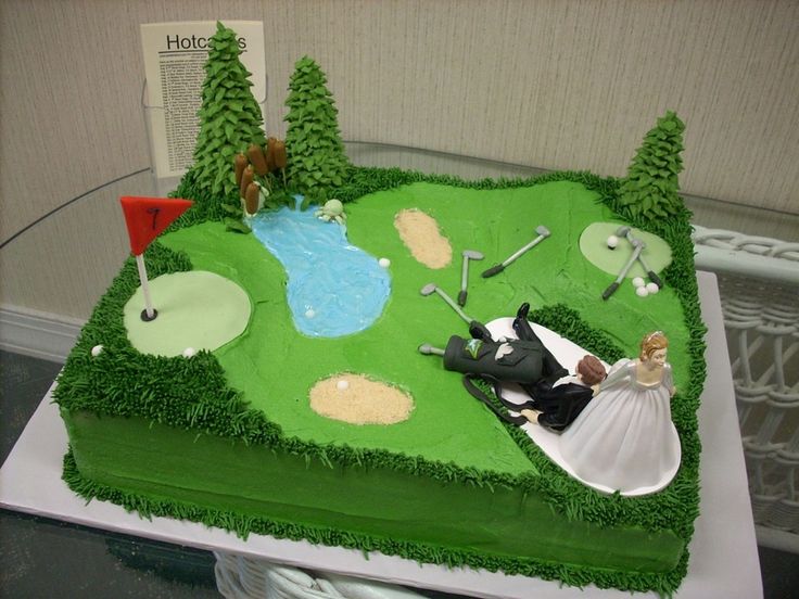 10 Photos of Funny Groom Cakes Golf