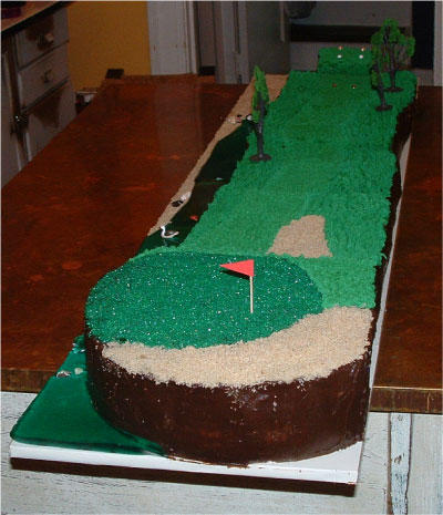 Golf Grooms Cake