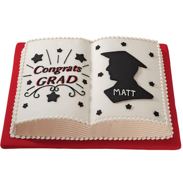 Graduation Book Cake