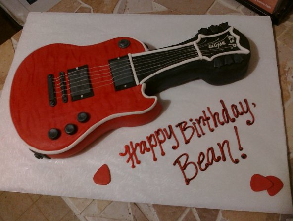 Guitar Cake