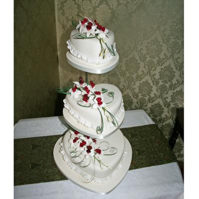 Heart Shaped Wedding Cake Tier