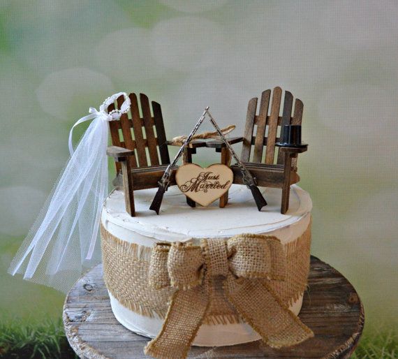 Hunting Wedding Cake Toppers