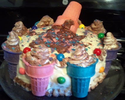 Ice Cream Cone Cake