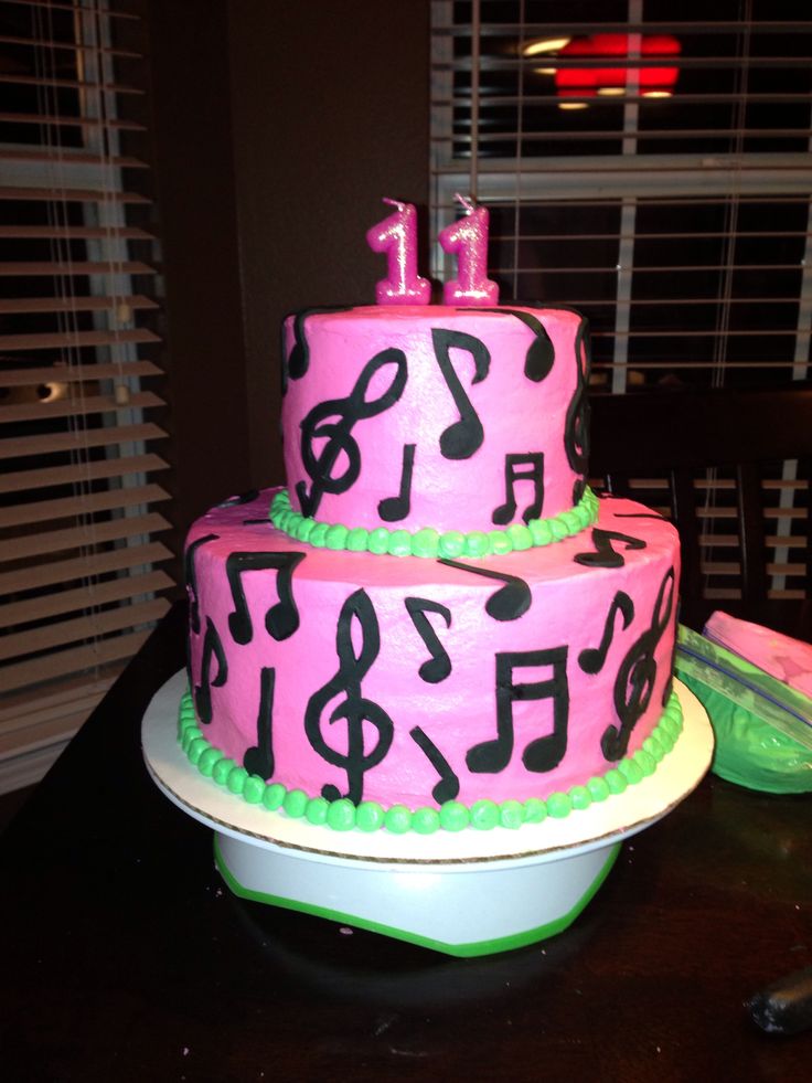 Karaoke Birthday Cake Ideas