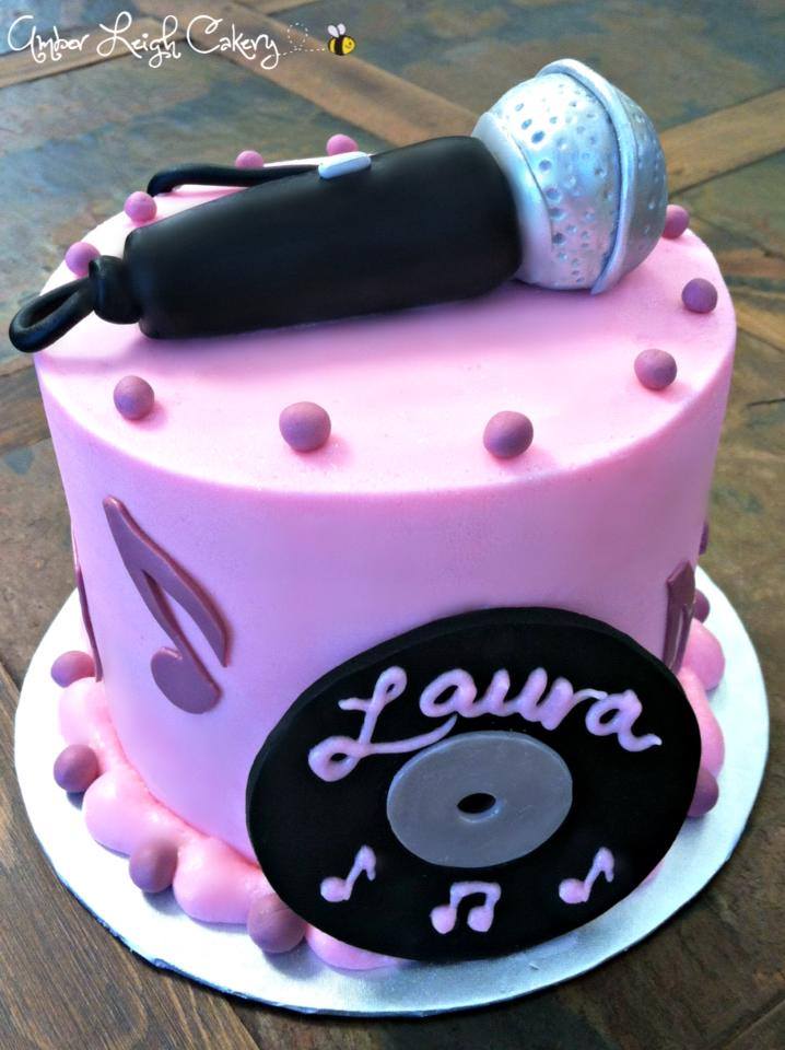 Karaoke Birthday Cake