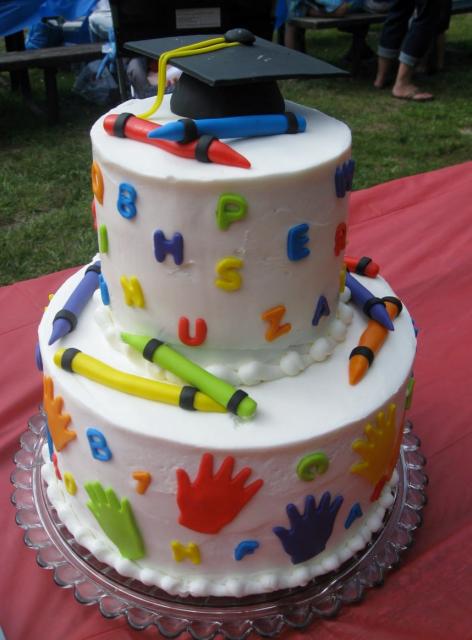 Kindergarten Graduation Cake Idea