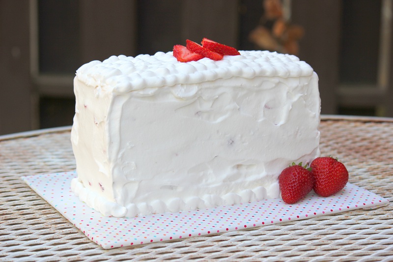 Layered Pound Cake with Strawberries