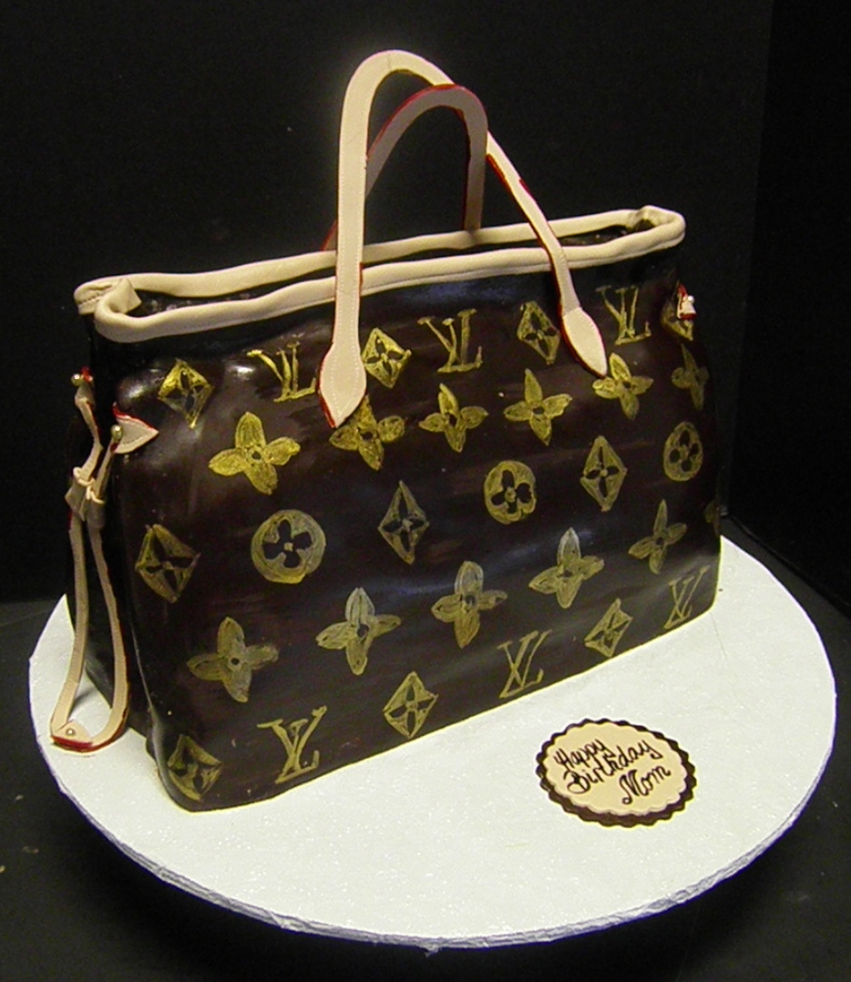 Louis Vuitton Purse Cake