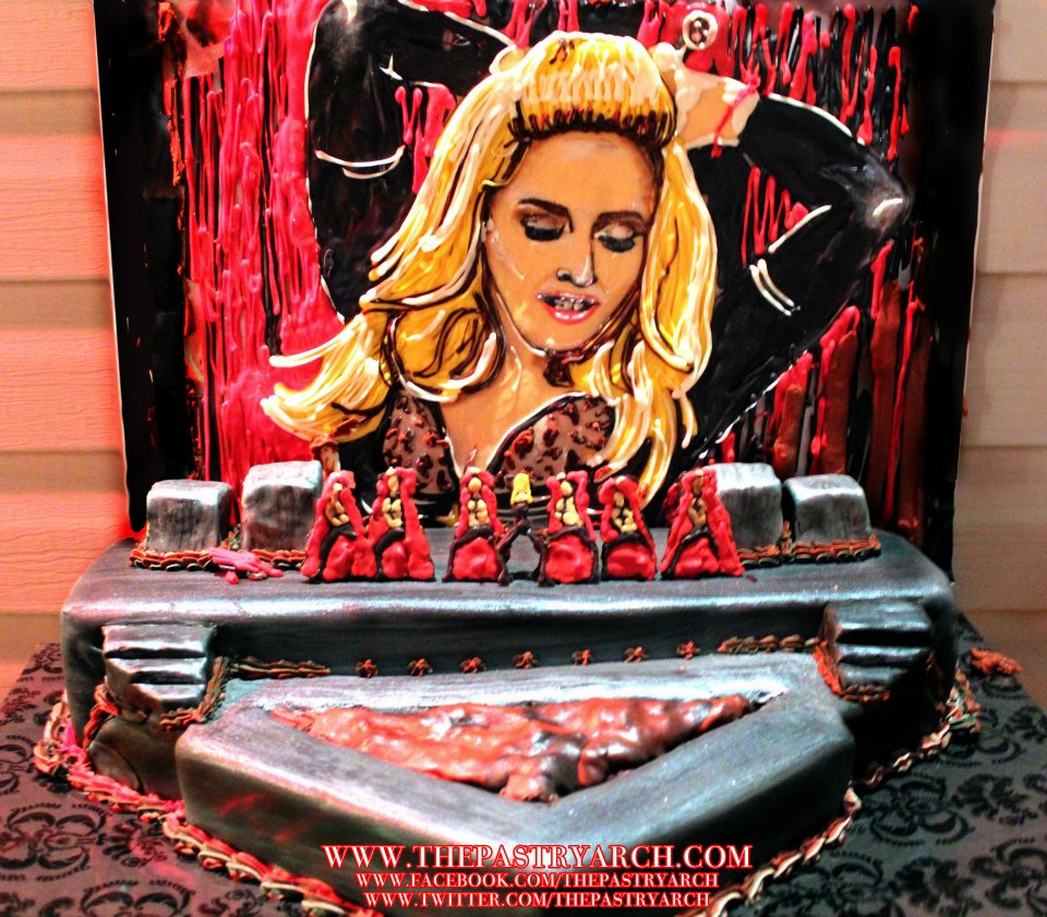 Madonna Happy Birthday Cake