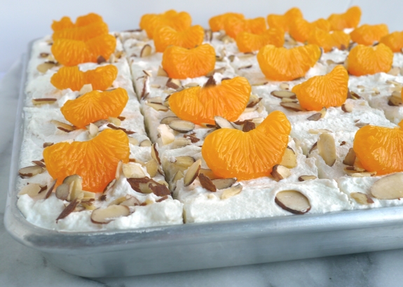 Mandarin Orange Sheet Cake