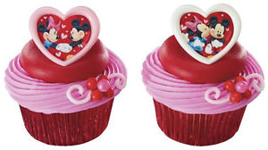 Mickey and Minnie Mouse Cupcake Rings