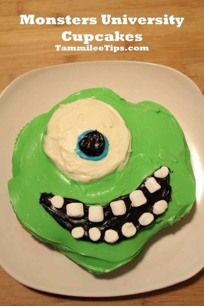 Mike Monsters University Cupcakes