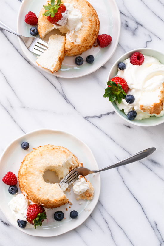 Mini Angel Food Cakes